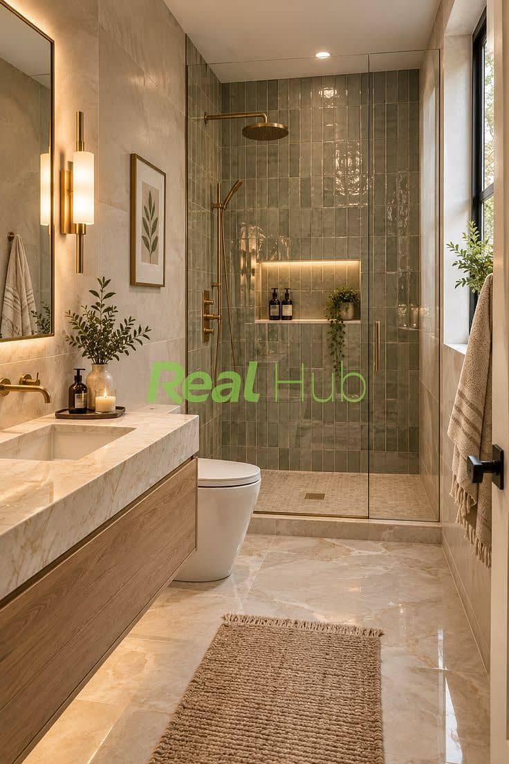 14 Luxury Bathroom Decor Ideas for an Indulgent Everyday Escape. jpeg