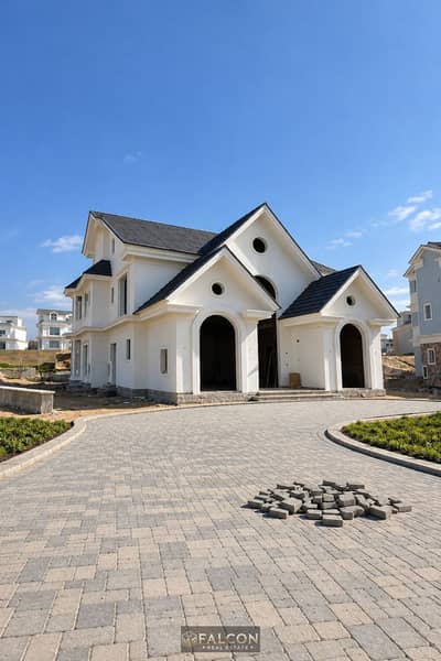 فیلا 5 غرف نوم للبيع في القاهرة الجديدة، القاهرة - Modern House Under Construction. png فیلا 5 غرف نوم للبيع في القاهرة الجديدة، القاهرة - Modern House Under Construction. png