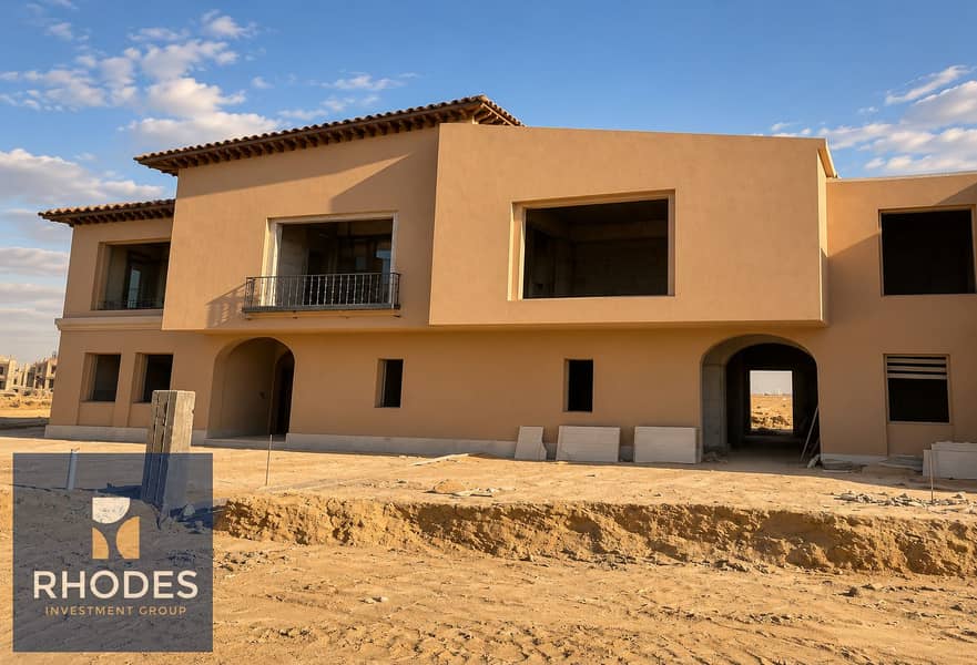 7 Modern Mediterranean Villa Under Construction. png